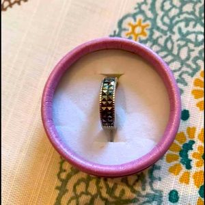 Women’s sterling silver marcasite ring, size 8